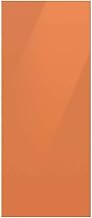 Bespoke 3-Door French Door Refrigerator Panel - Top Panel - Clementine Glass