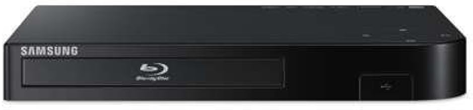 Samsung BD-F5700 Blu-ray DVD Disc Player with Built-in Wi-Fi Internet Connection, 1080p and Full HD Upconversion, Plays Blu-ray Discs, DVDs and CDs, Plus High Speed HDMI Cable (Renewed)