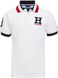 Boys' Short Sleeve Premium Pique Polo Shirt, Button Closure, Soft & Comfortable