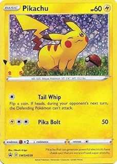 Pokemon - Pikachu - SWSH039 - Black Star Promo - General Mills Exclusive Holo