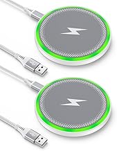 Pixel 10a 10 Pro XL Wireless Charger Android Fast Charging for Google Pixel 10 9a 9 Pro XL 8 8a 7, 2Pack 15w Wireless Charging Pad Cargador Inalmbrico para Samsung for Galaxy iPhone 17e 17 16Pro Max
