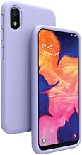 Vinve Liquid Silicone Case for Samsung Galaxy A10e, Gel Rubber Full Body Protection Shockproof Cover Slim Fit Drop Protection Case (Purple.)