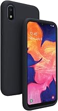 Silicone Case for Samsung Galaxy A10e - Gel Rubber Full Body Protection, Shockproof, Slim Fit, Drop Protection (Black)
