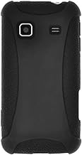 Amzer Silicone Skin Jelly Case for Samsung Galaxy Prevail - Black - 1 Pack - Case