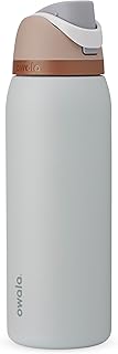 FreeSip Insulated Stainless Steel Water Bottle with Straw, BPA-Free Sports Water Bottle, Great for Travel, 40 Oz, Calm Waters