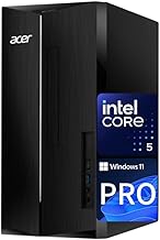 Aspire Business Desktop | 14th Gen Intel Core i5-14400 Processor | 16GB DDR5 RAM, 1TB Storage(512GB SSD & 500GB HDD) | WiFi6+Bluetooth5.1 | Keyboard+Mouse | Windows 11 Pro