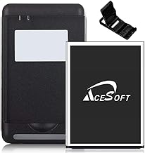 Boosting Large Power 6070mAh Battery Intelligent Travel Desktop Wall Rapid Charger Folding Bracket Compatible with Samsung Galaxy S3 S III i9300 SCH-I535 Cellphone