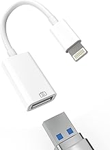 Lightning Male to USB Female Adapter OTG Data Sync Cable Compatible with Iphone13 11 12pro Max Mini XR X XS 8 7 SE Plus for Ipad Air,Camera,3.0 Mouse,Keyboard,Hub,Midi Port Adaptador Connector