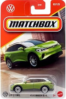 Matchbox Volkswagen ID. 4 [Green] 92/125, 1:64 Scale Diecast Vehicle