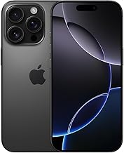 Apple iPhone 16 Pro Max, 512GB, Black Titanium - Unlocked (Renewed)