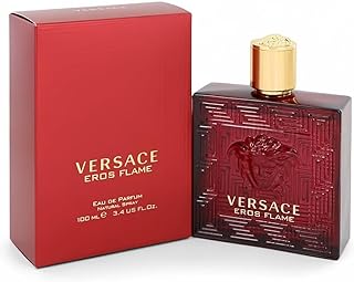 Eros Flame Eau De Parfum Spray for Men, 3.4 Ounce