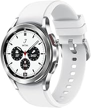 Galaxy Watch 4 44mm Smartwatch w/Bonus Band (Black), ECG Monitor Tracker for Health, Fitness, Running, Sleep Cycles, GPS Fall Detection & Bluetooth, US Version, Silver