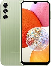 Galaxy A14 4G LTE (128GB + 4GB) Unlocked Worldwide (Only T-Mobile/Mint/Metro USA Market) 6.6" 50MP Triple Camera + (15W Wall Charger) (Green (SM-A145M/DS))