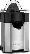 Cuisinart Pulp Control Citrus Juicer, Orange Juicer Squeezer and Lemon Squeezer with 3 Pulp Control Settings, Accommodates Small Limes and Large Grapefruits, CCJ-500P1, Black/Stainless Steel