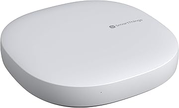 SmartThings Hub 3rd Generation [GP-U999SJVLGDA] Smart Home Automation Hub Home Monitoring Smart Devices - Alexa Google Home Compatible - Zigbee, Z-Wave, Cloud to Cloud Protocols – White