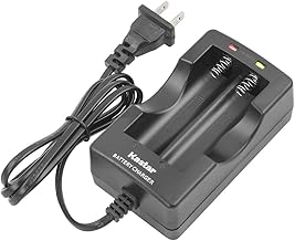 Kastar 18650 Dual Intelligent Smart Charger for Samsung 29E 25R 26F 30B 30Q, Panasonic NCR18650PF NCR18650B NCR18650BE, LG HG2 HE2 HE4 HD2, Sony VTC3 VTC4 VTC5, Sanyo High Drain 10A, 20A, 30A, 35A