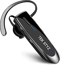 Bluetooth 5.3 Headset Compatible with Samsung Galaxy S26 Plus Wireless Earpiece, IPX5 Waterproof, Dual Microphones, Noise Reduction, 60 Days Standby + 22Hrs HD Talk Time!