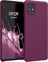 kwmobile Case Compatible with Samsung Galaxy A51 Case - TPU Silicone Phone Cover with Soft Finish - Bordeaux Violet