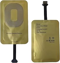 Type C Wireless Charging Receiver Compatible with Samsung A40 A41 A42 A15 A14 A13 A12 A11 A10e A01 A32 A31 A30 A25 A24 A22 A21s A21 A20e A20 A72 A71 A52 A51 A50 All Android Type-C Phones