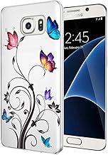 Clear Case Compatible with Galaxy S7, Samsung S7 Case for Girls Women, Cute Soft TPU Shockproof Protective Phone Case Cover for Samsung Galaxy S7 (Butterfly)