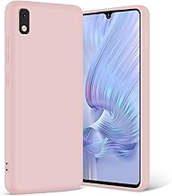 Designed for Galaxy A10e Case, Liquid Silicone Slim Soft TPU Fit Full Body Protection Shockproof Phone Cover for Galaxy A10e 6.2" (Pink)