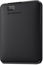2TB Elements Portable External Hard Drive for Windows, USB 3.2 Gen 1/USB 3.0 for PC & Mac, Plug and Play Ready - WDBU6Y0020BBK-WESN