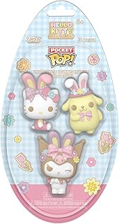 Pop! Pocket Egg: Hello Kitty​, Kuromi, and Pompompurin - Collectable Vinyl Figure - Gift Idea - Official Merchandise - Toys for Kids & Adults - Sanrio Fans