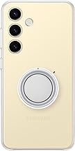 Samsung Galaxy S24 Clear Gadget Phone Case, Protective Cover with Hand Grip, Kickstand, Wrist Strap Accessories, Scratch Resistant Protection, US Version, EF-XS921CTEGUS, Transparent