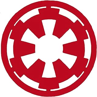 SSND Galactic Empire Logo Star Wars Vinyl Decal Sticker,RED| 4 X 4 inch SSND1108
