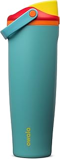 FreeSip Sway Insulated Stainless Steel Water Bottle with Two-Way Spout, Built-In Straw and Bucket Handle, Made for Travel, School, and Sports, 40oz, BPA Free, Leak Proof, Summer Sweetness