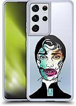 Head Case Designs A La Mode Avant Garde Faces Gel Case [Military Grade Protection] Compatible with Samsung Galaxy S21 Ultra 5G and Compatible with MagSafe