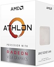 Athlon 200GE 2-Core 4-Thread AM4 Socket Desktop Processor with Radeon Vega Graphics (YD200GC6FBBOX)