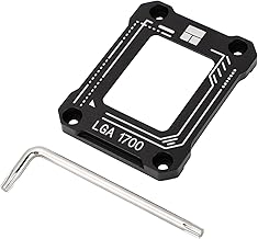 LGA1700-BCF Black V2 CPU Anti-Bend Fixer, Intel 12/13/14 Gen Anti-Bend Fixing Fixture, with Intel CPU Corrective Fixing Bracket, LGA17XX Corrective CPU Bender, LGA1700 Full Fit Fixer