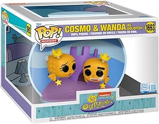 Pop Moment: Fairly Odd Parents - Cosmo and Wanda as Goldfish - Amazon Exclusive - Collectable Vinyl Figure - Gift Idea - Official Merchandise - Toys for Kids & Adults