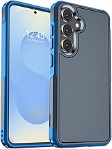 Designed for Samsung Galaxy S25 Case & Galaxy S24 Case, [Military Drop Protection] [Dual Layer Structure Design] Heavy Duty Shockproof Non-Slip Phone Cover for Samsung S25/S24, Deep Blue