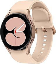 Galaxy Watch 4 40mm Bluetooth Smartwatch with ECG Heart Rate Monitor, Tracker for Health, Fitness, Running, Sleep Tracking, GPS Fall Detection, US Version, SM-R860NZDAXAA, Pink Gold