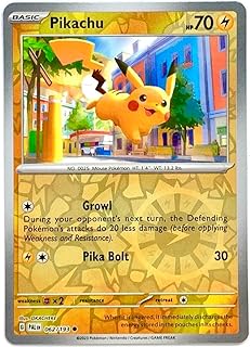 Pikachu 062/193 - Paldea Evolved - Reverse Foil - Pokemon Card - Foil