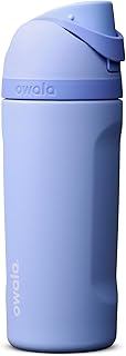 FreeSip Insulated Stainless Steel Water Bottle with Straw, BPA-Free Sports Water Bottle, Great for Travel, 16 Oz, Out of the Blue