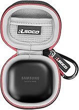 RLSOCO Carrying Case for Samsung Galaxy Buds Core/Galaxy Buds FE/Galaxy Buds 2 Pro/Galaxy Buds Pro/Galaxy Buds 2/Galaxy Buds Live True Wireless Bluetooth Earbuds - Black (Case Only)