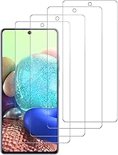 4 Pack Glass Screen Protector Compatible for Samsung Galaxy A71 5G / SM-A716 A716U A716A A7160 A716D [9H Hardness]-HD Screen Tempered Glass, Scratch Resistant,Easy Install [Case Friendly]