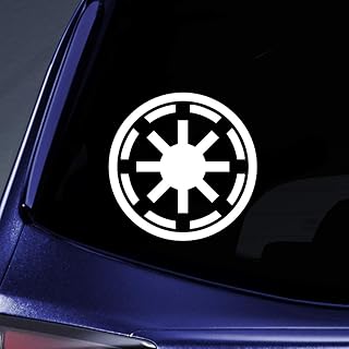 World Design Galactic Republic Symbol Notebook Car Laptop 5.5" (White)