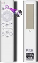 for Samsung Frame TV Solar Voice Remote, BN59-01391A, BT Rechargeable Remote Control with Solar Cell, Compatible with Neo QLED 4K 8K UHD Smart TVs 2021–2023, 4 Shortcut Keys – White