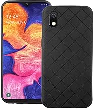 Phone Case for Samsung Galaxy A10e Slim Soft Rubber Case,Shock Resistant Rugged Lightweight Flexible Anti-Slip Slim Fit Full Body Protective Rubber Phone Cover for GalaxyA10e A10 10e Black