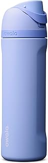 FreeSip Insulated Stainless Steel Water Bottle with Straw, BPA-Free Sports Water Bottle, Great for Travel, 24 Oz, Out of the Blue