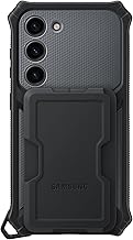 Samsung Galaxy S23 Rugged Gadget Phone Case, Heavy Duty Protective Cover w/Platform for Card Slot Holder, Wrist Strap, Detachable Accessories, US Version, EF-RS911CBEGUS, Titan