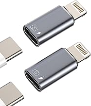 USB C Female to Lightning Male for iPhone OTG Adapter(2Pack) Apple Charger Data Sync Dongle Type-c Camera Card Reader Flash Drive Keyboard Mouse U Disk Converter for 14 13 11 12 Pro Max X Xs 8 7 Plus