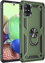Korecase Phone Case for Samsung A51 Case Galaxy A51 5G Phone Case with Kickstand Ring, Military Grade Heavy Duty Shockproof Protective Case for Samsung Galaxy A51 5G Olive Green