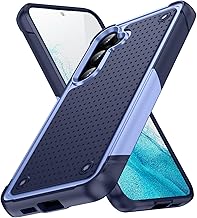 Designed for Samsung Galaxy S25 Case 2 in 1 Gift Militay Grade Drop Protective Rugged Heavy Duty Cover Shockproof Case for Galaxy S25 Phone Case for Women Men boy Girl (Purple+Blue)