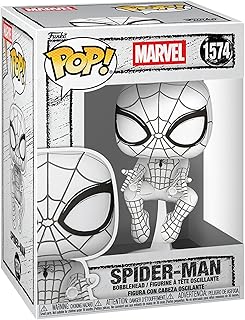 Pop! Marvel: Marvel Sketched - Spider-Man - Collectable Vinyl Figure - Gift Idea - Official Merchandise - Toys for Kids & Adults - Comic Fans - Model Figure for Collectors and Display