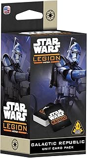 Star Wars: Legion Galactic Republic Card Pack - Tabletop Miniatures Game, Strategy Game for Kids and Adults, Ages 14+, 2 Players, 3 Hour Playtime, Made by Atomic Mass Games